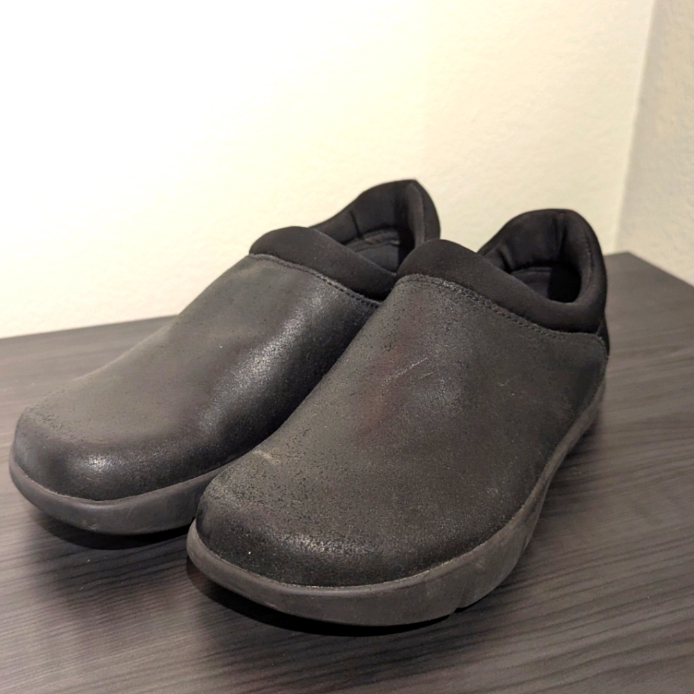 Kalso Women's DERON Negative‎ Heel Earth Slip On Shoe Danish Size 6